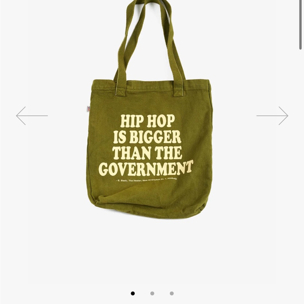 Erykah Badu Green Tote Bag